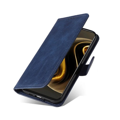 For Huawei Enjoy 70 4G / nova Y72 4G Cell Phone Case Calf Texture PU Leather+TPU Folding Stand Cover