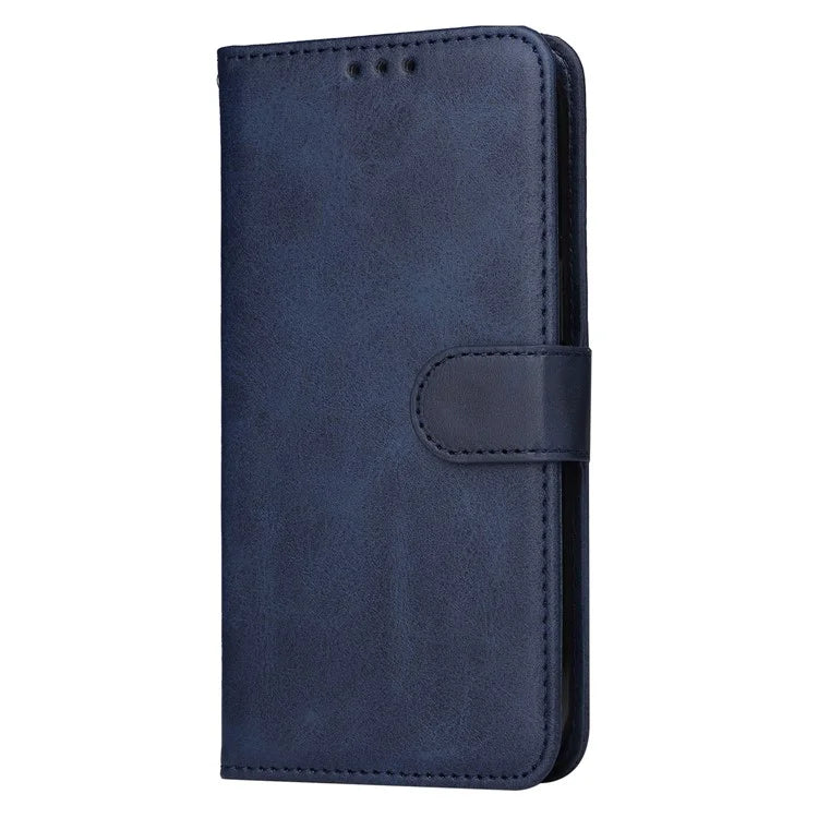 For Huawei Enjoy 70 4G / nova Y72 4G Cell Phone Case Calf Texture PU Leather+TPU Folding Stand Cover