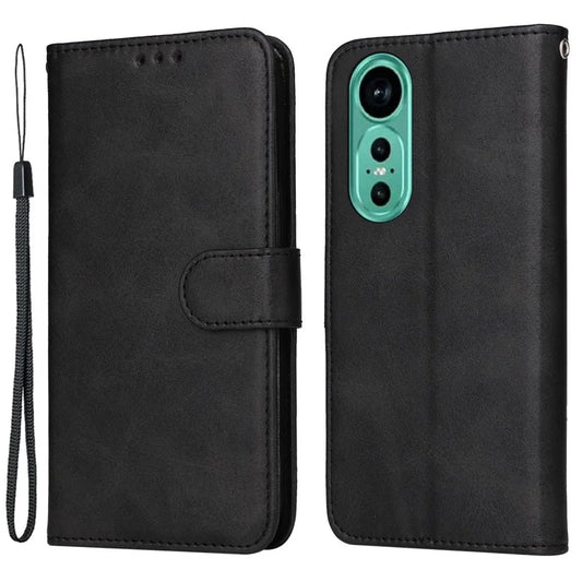 For Huawei nova 12 5G Magnetic Phone Case Calf Texture PU Leather Photo Slot Cover