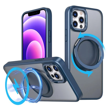 For iPhone 12 Pro Max Kickstand Magnetic Case Compatible with MagSafe