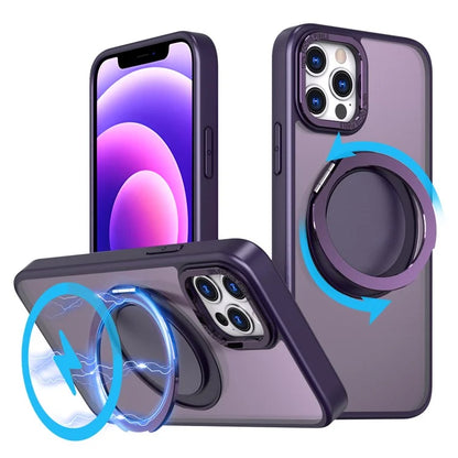 For iPhone 12 Pro Max Kickstand Magnetic Case Compatible with MagSafe