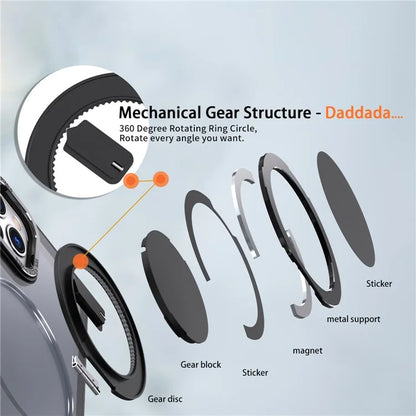For iPhone 11 Pro Phone Case Ring Kickstand Cover Compatible with MagSafe