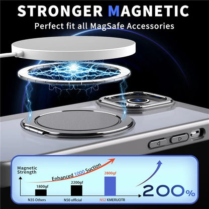 For iPhone 11 Pro Phone Case Ring Kickstand Cover Compatible with MagSafe