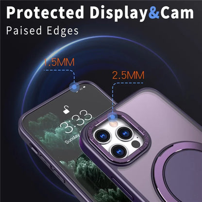 For iPhone 11 Pro Max Magnetic Case Compatible with MagSafe Rotary Kickstand