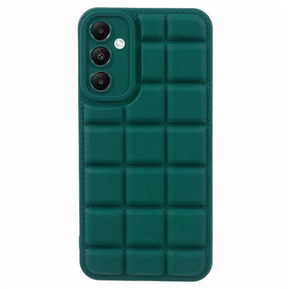 Down Jacket TPU Case for Samsung Galaxy M54 5G Cell Phone Back Coverish Green