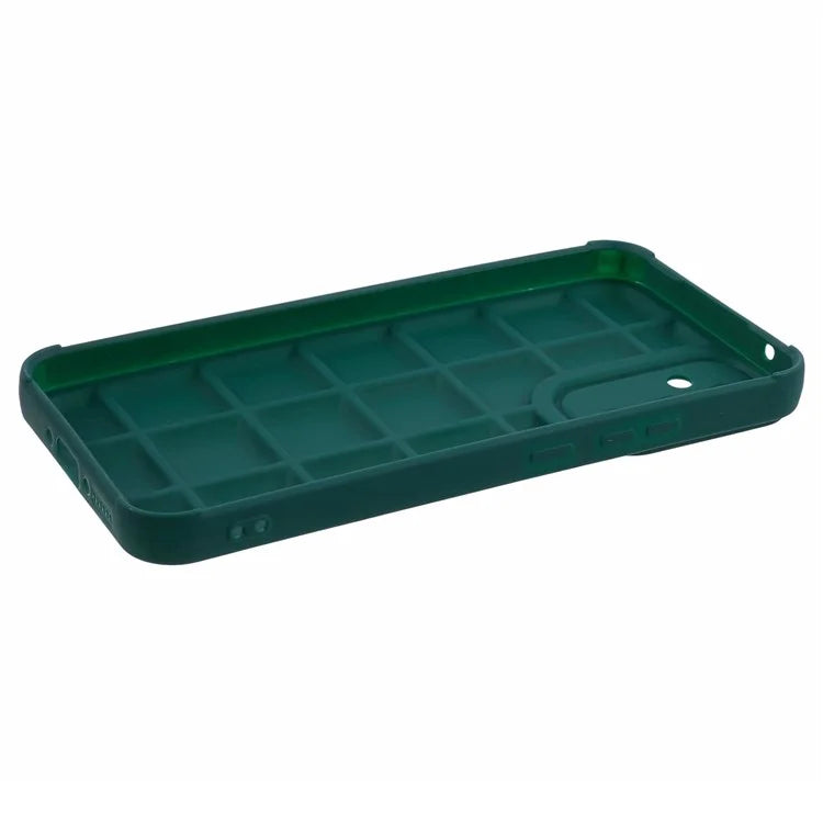 Down Jacket TPU Case for Samsung Galaxy M54 5G Cell Phone Back Coverish Green