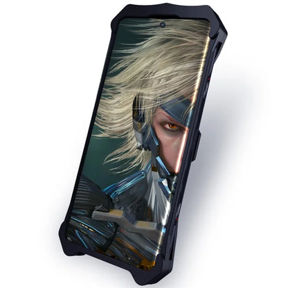 For Samsung Galaxy A24 4G (162.1 x 77.6 x 8.3mm) Case Black Anti-Drop Aluminum Alloy Phone Protector