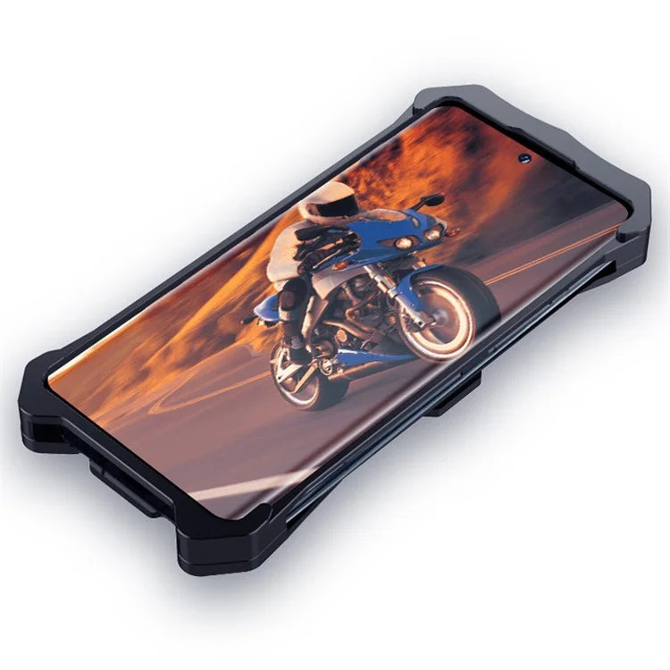 For Samsung Galaxy A24 4G (162.1 x 77.6 x 8.3mm) Case Black Anti-Drop Aluminum Alloy Phone Protector