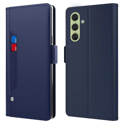 For Samsung Galaxy A05s 4G Case Stand PU Leather Phone Shell with Mirror