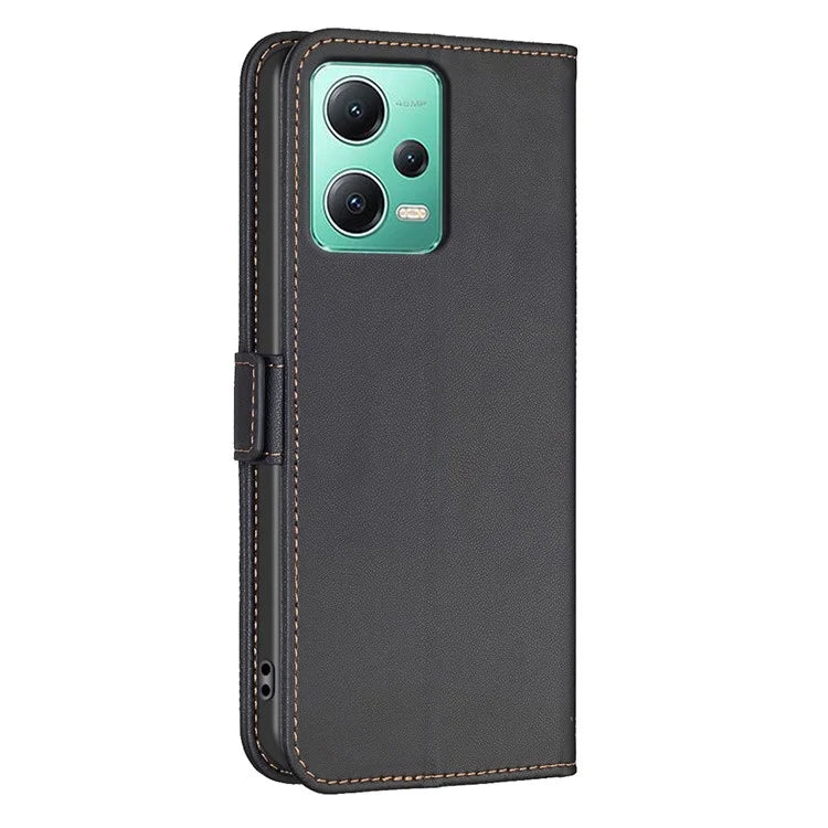 BINFEN COLOR BF31 For Xiaomi Redmi Note 12 5G (China) / (India) / (Global) / Poco X5 5G Leather Wallet Phone Case