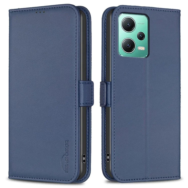 BINFEN COLOR BF31 For Xiaomi Redmi Note 12 5G (China) / (India) / (Global) / Poco X5 5G Leather Wallet Phone Case