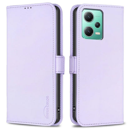 BINFEN COLOR BF31 For Xiaomi Redmi Note 12 5G (China) / (India) / (Global) / Poco X5 5G Leather Wallet Phone Case