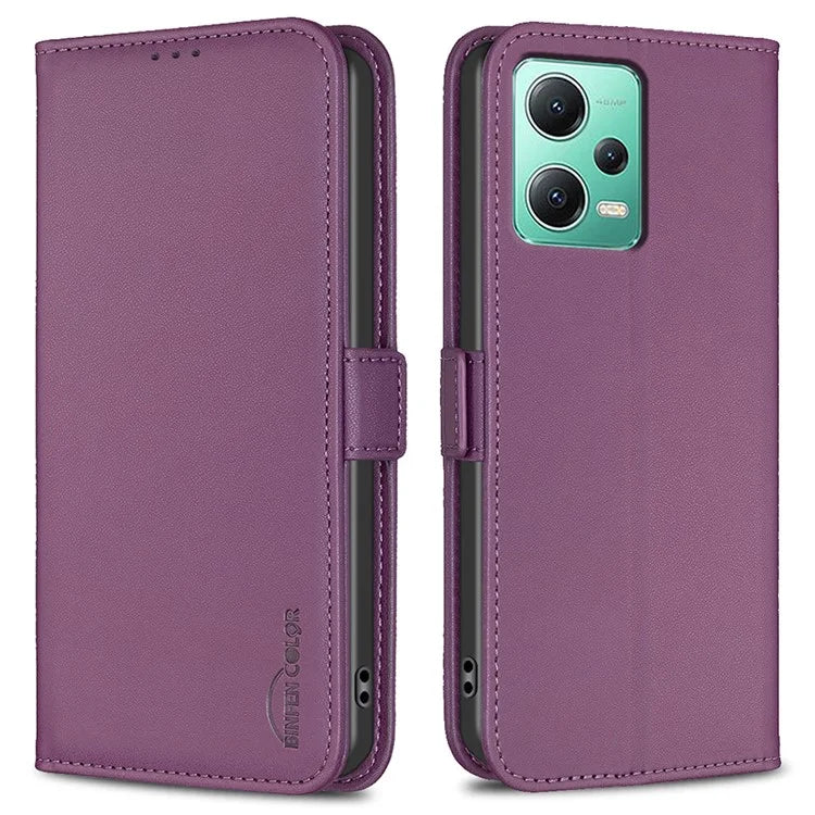 BINFEN COLOR BF31 For Xiaomi Redmi Note 12 5G (China) / (India) / (Global) / Poco X5 5G Leather Wallet Phone Case