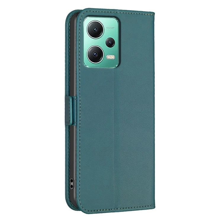 BINFEN COLOR BF31 For Xiaomi Redmi Note 12 5G (China) / (India) / (Global) / Poco X5 5G Leather Wallet Phone Case