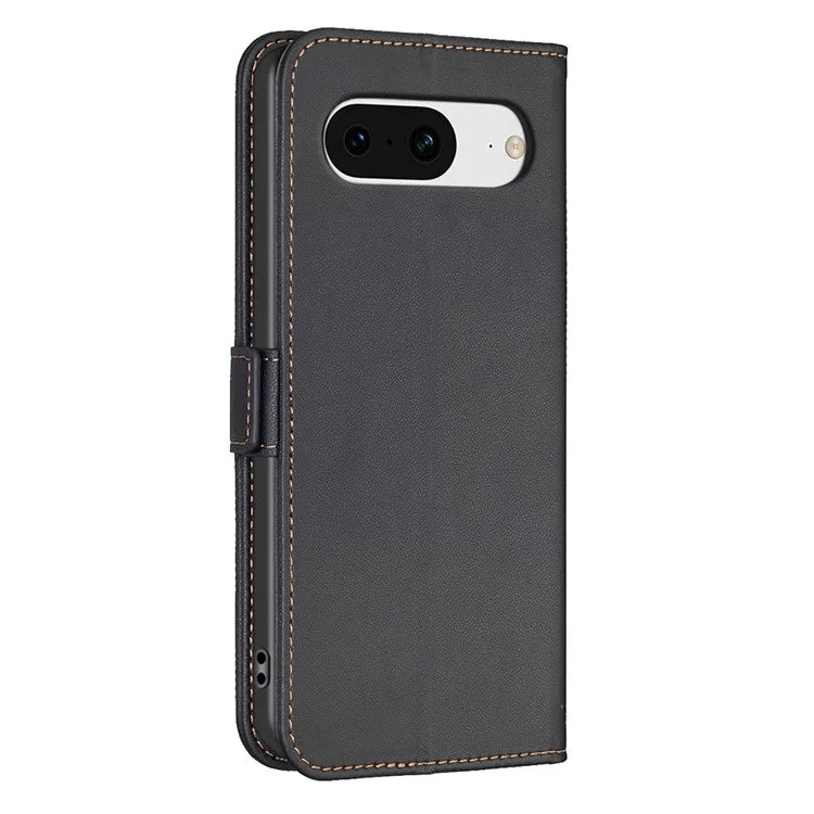 BINFEN COLOR BF31 For Google Pixel 8 Wallet Phone Case Protective Leather Flip Cover