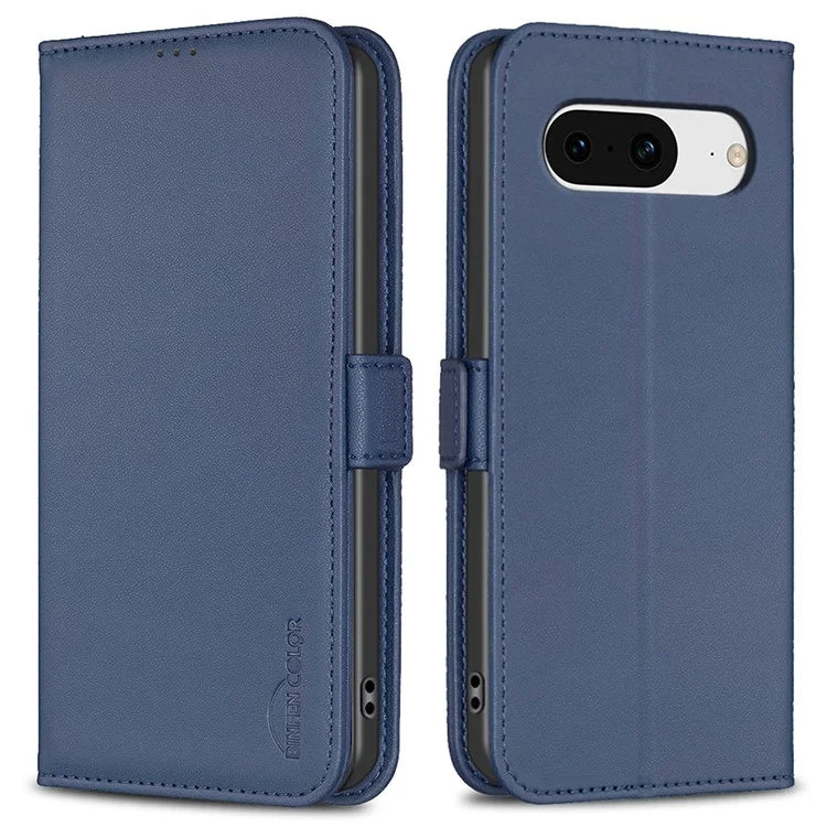 BINFEN COLOR BF31 For Google Pixel 8 Wallet Phone Case Protective Leather Flip Cover