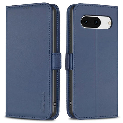 BINFEN COLOR BF31 For Google Pixel 8 Wallet Phone Case Protective Leather Flip Cover