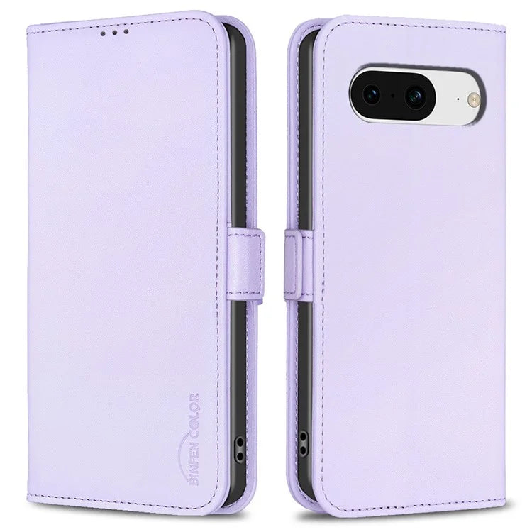 BINFEN COLOR BF31 For Google Pixel 8 Wallet Phone Case Protective Leather Flip Cover