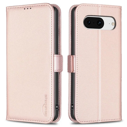 BINFEN COLOR BF31 For Google Pixel 8 Wallet Phone Case Protective Leather Flip Cover