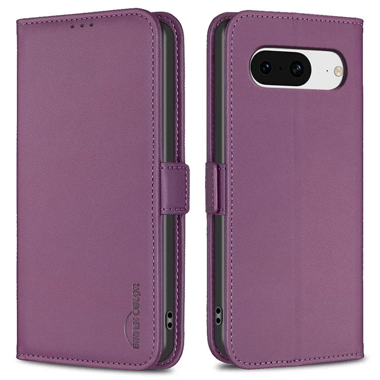 BINFEN COLOR BF31 For Google Pixel 8 Wallet Phone Case Protective Leather Flip Cover