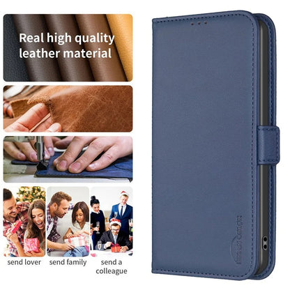 BINFEN COLOR BF31 For Oppo A17 4G Wallet Case Card Holder Folio PU Leather Phone Cover