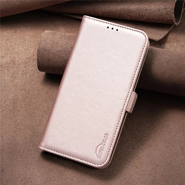 BINFEN COLOR BF31 For Oppo A17 4G Wallet Case Card Holder Folio PU Leather Phone Cover