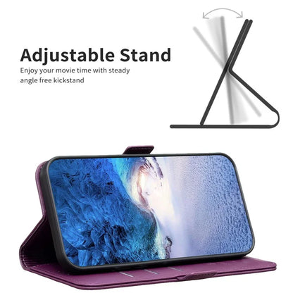 BINFEN COLOR BF31 For Oppo A17 4G Wallet Case Card Holder Folio PU Leather Phone Cover