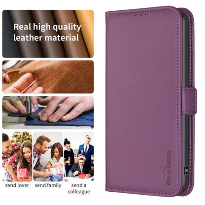 BINFEN COLOR BF31 For Oppo A17 4G Wallet Case Card Holder Folio PU Leather Phone Cover