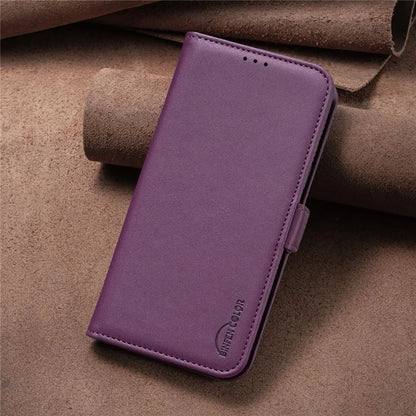 BINFEN COLOR BF31 For Oppo A17 4G Wallet Case Card Holder Folio PU Leather Phone Cover