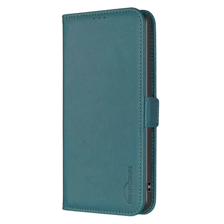 BINFEN COLOR BF31 For Oppo A17 4G Wallet Case Card Holder Folio PU Leather Phone Cover