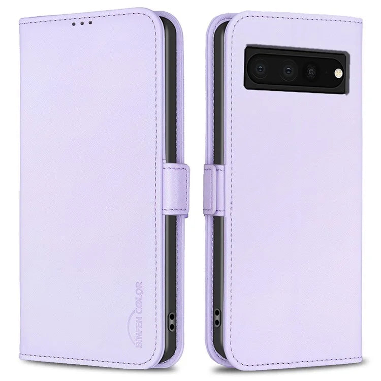BINFEN COLOR BF31 For Google Pixel 7 Pro 5G Case Anti-Drop Wallet Phone Cover