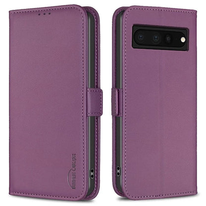 BINFEN COLOR BF31 For Google Pixel 7 Pro 5G Case Anti-Drop Wallet Phone Cover