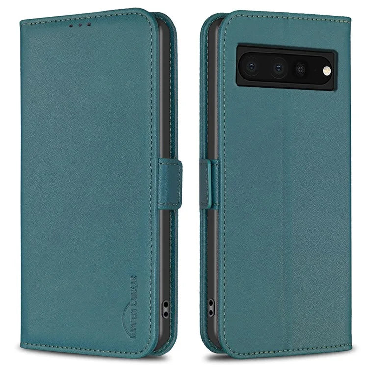 BINFEN COLOR BF31 For Google Pixel 7 Pro 5G Case Anti-Drop Wallet Phone Cover