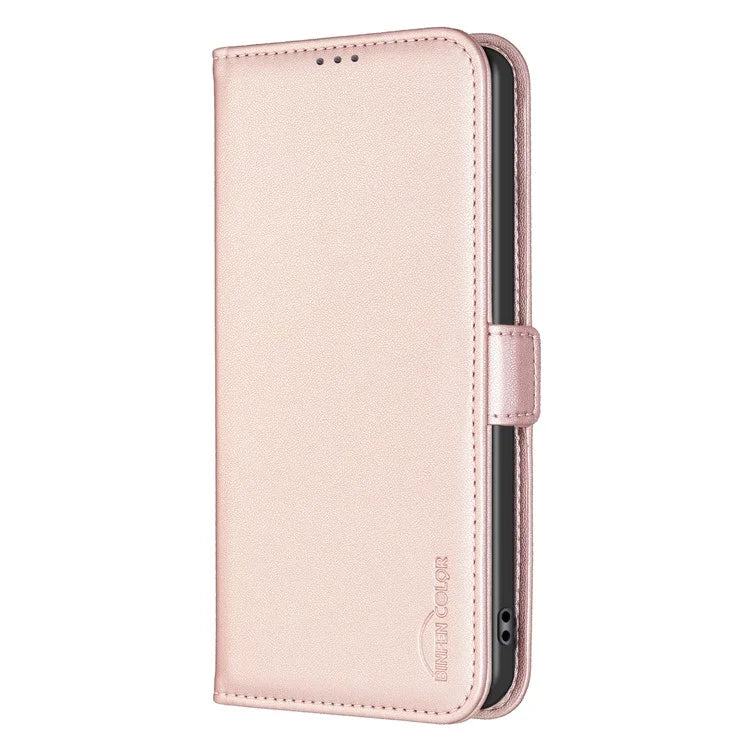 BINFEN COLOR BF31 For Oppo A78 4G Stand Flip Case Dual Magnetic Clasp Protective Phone Cover