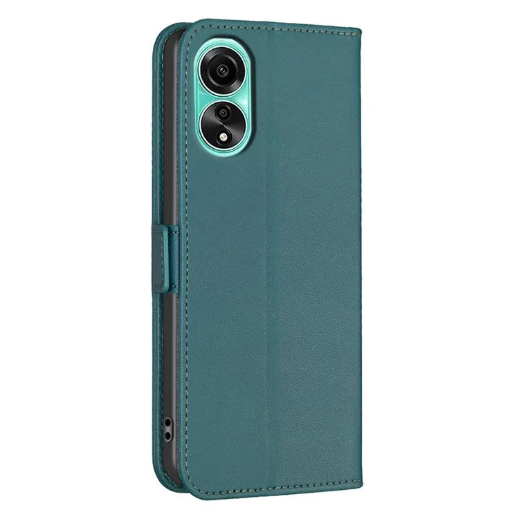 BINFEN COLOR BF31 For Oppo A78 4G Stand Flip Case Dual Magnetic Clasp Protective Phone Cover