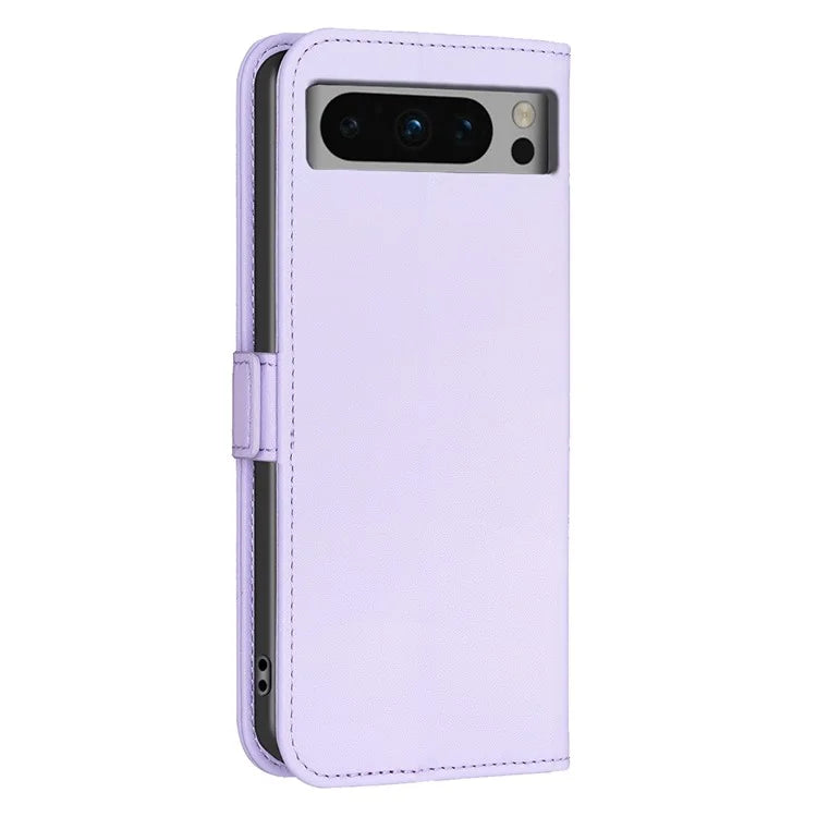 BINFEN COLOR BF31 For Google Pixel 8 Pro Leather Case Shockproof Wallet Phone Case