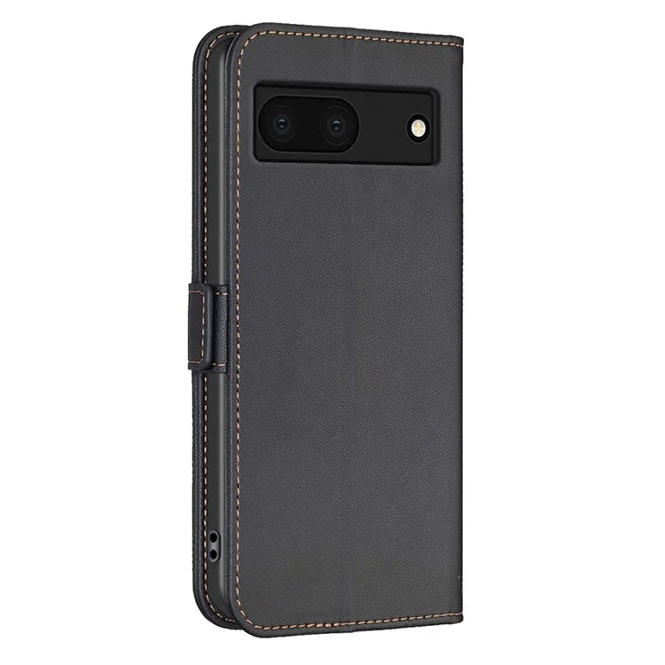 BINFEN COLOR BF31 For Google Pixel 7a Wallet Phone Case Protective Leather Cover