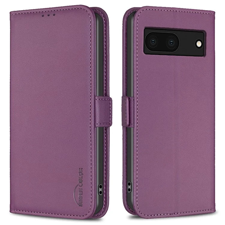 BINFEN COLOR BF31 For Google Pixel 7a Wallet Phone Case Protective Leather Cover