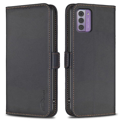 BINFEN COLOR BF31 For Nokia G42 / G310 Leather Wallet Phone Case Stand Magnetic Closure Cover