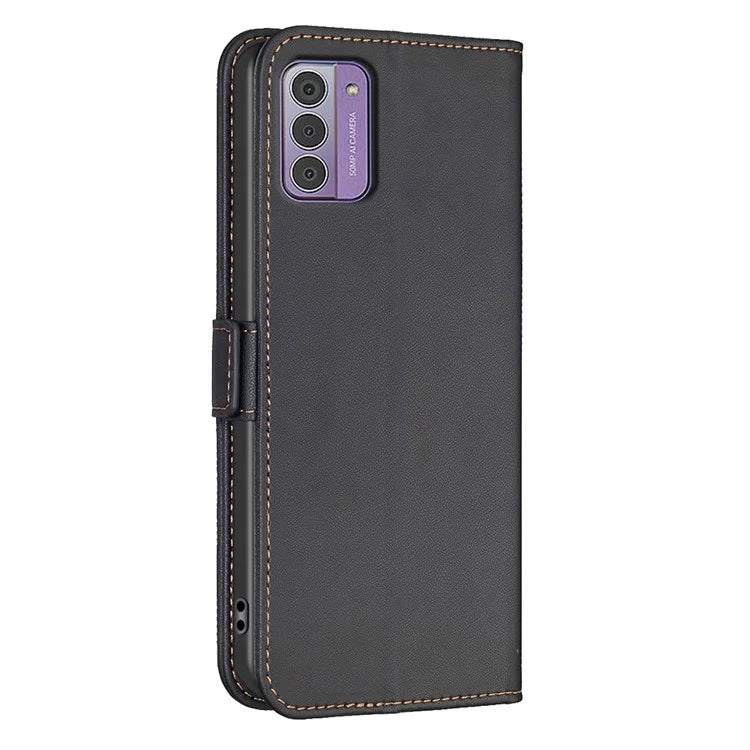 BINFEN COLOR BF31 For Nokia G42 / G310 Leather Wallet Phone Case Stand Magnetic Closure Cover