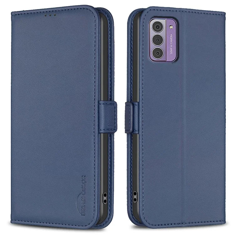 BINFEN COLOR BF31 For Nokia G42 / G310 Leather Wallet Phone Case Stand Magnetic Closure Cover