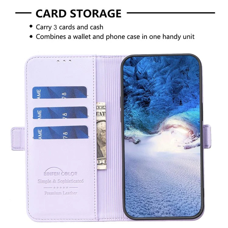 BINFEN COLOR BF31 For Nokia G42 / G310 Leather Wallet Phone Case Stand Magnetic Closure Cover