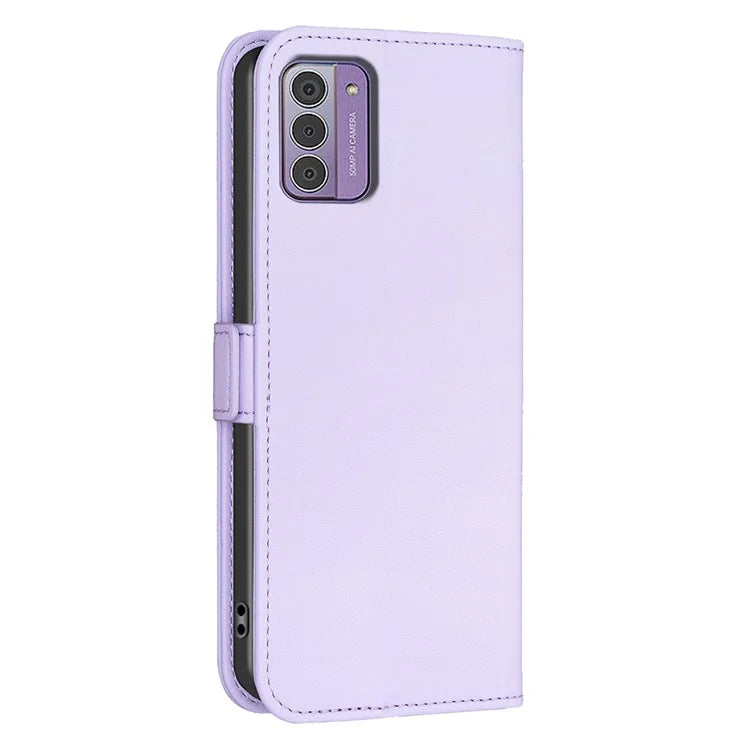 BINFEN COLOR BF31 For Nokia G42 / G310 Leather Wallet Phone Case Stand Magnetic Closure Cover