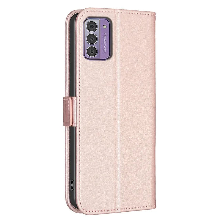 BINFEN COLOR BF31 For Nokia G42 / G310 Leather Wallet Phone Case Stand Magnetic Closure Cover