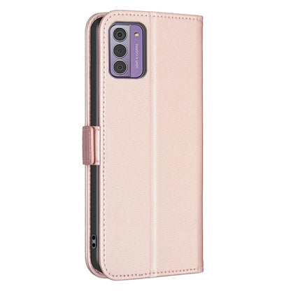 BINFEN COLOR BF31 For Nokia G42 / G310 Leather Wallet Phone Case Stand Magnetic Closure Cover