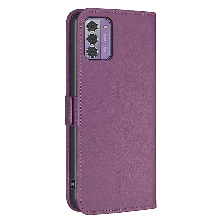 BINFEN COLOR BF31 For Nokia G42 / G310 Leather Wallet Phone Case Stand Magnetic Closure Cover