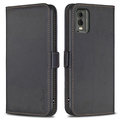 BINFEN COLOR BF31 For Nokia C32 Wallet Case PU Leather Flip Phone Cover