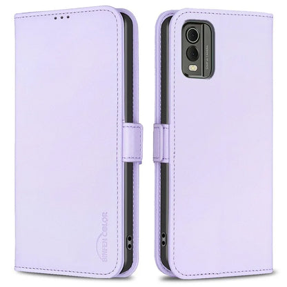 BINFEN COLOR BF31 For Nokia C32 Wallet Case PU Leather Flip Phone Cover