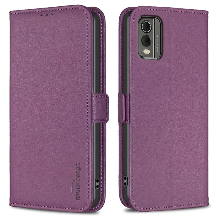 BINFEN COLOR BF31 For Nokia C32 Wallet Case PU Leather Flip Phone Cover