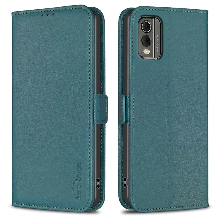 BINFEN COLOR BF31 For Nokia C32 Wallet Case PU Leather Flip Phone Cover